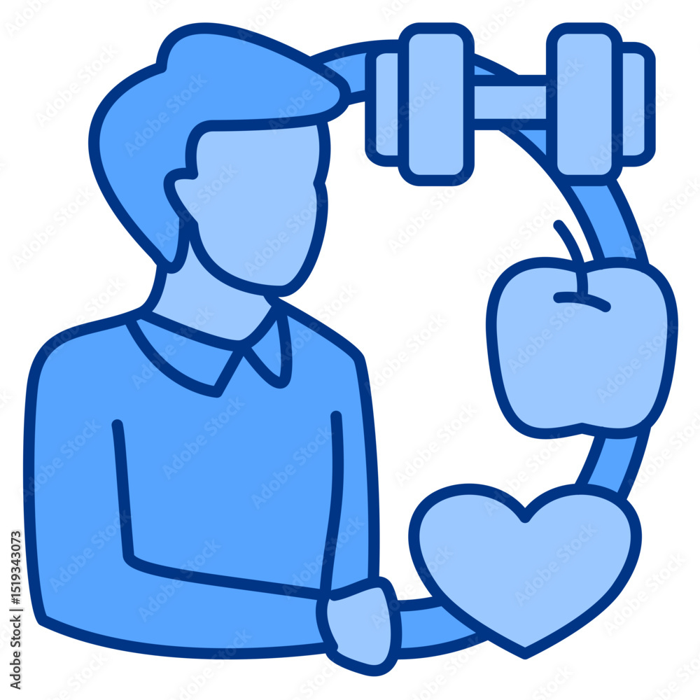 Fototapeta premium Healthy Routine