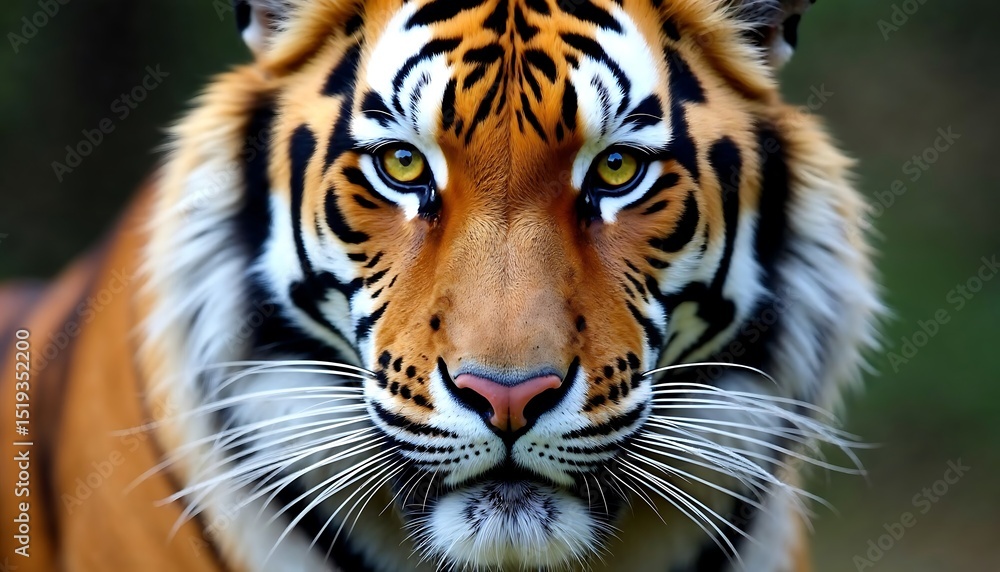 Fototapeta premium Tiger Face Close Up