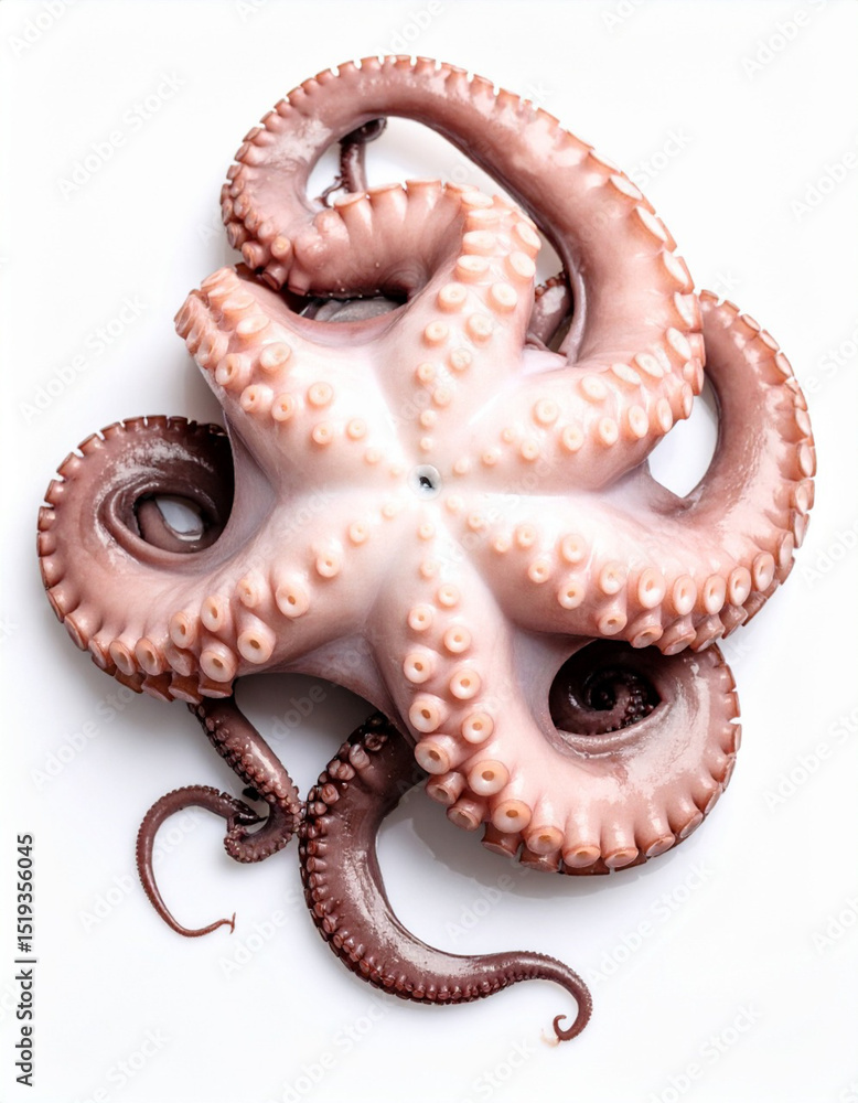 Obraz premium octopus on white background