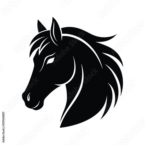 horse head silhouette