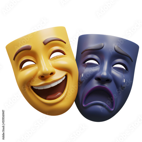 Comedy and Tragedy Masks: Exploring Dualities in Theatre and Life