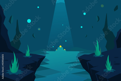 Mysterious Underwater Cave Bioluminescent Wonders and Deep Sea Exploration