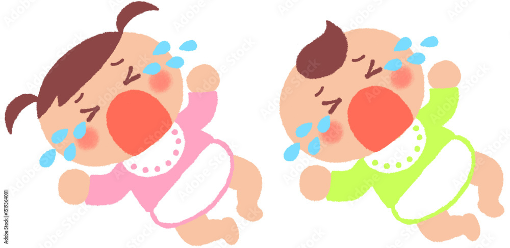 赤ちゃん 女の子と男の子 赤ちゃん 女の子と男の子