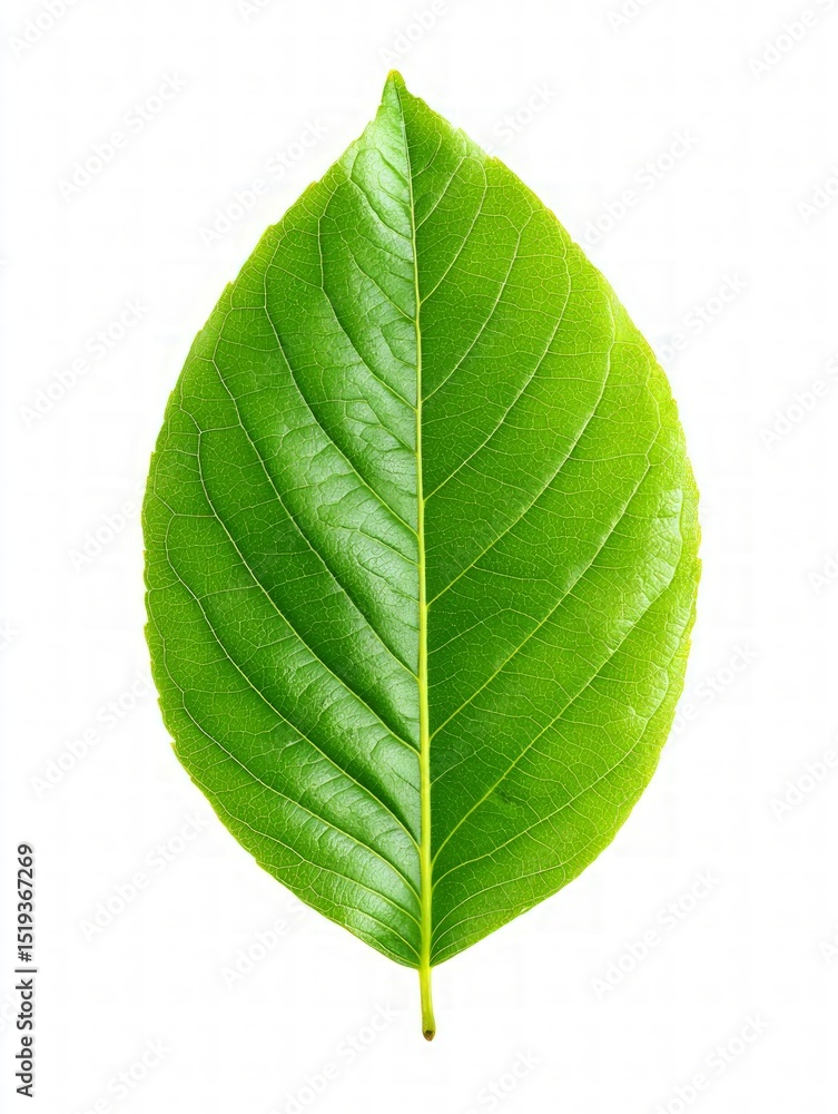 Obraz premium Closeup Vibrant Green Leaf