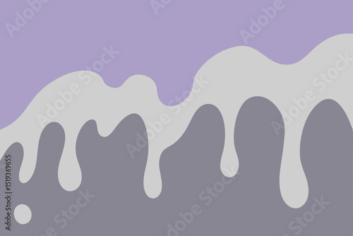 lavender and icy gray fluid paint abstract 