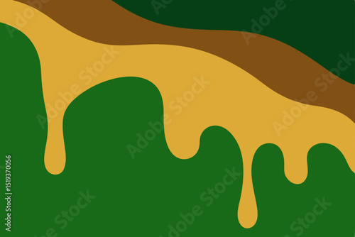 forest green and sandstone liquid flow texture