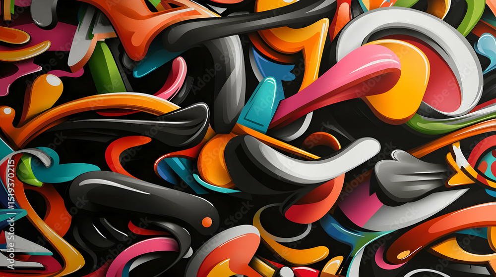 Fototapeta premium Abstract Colorful Geometric Pattern Design