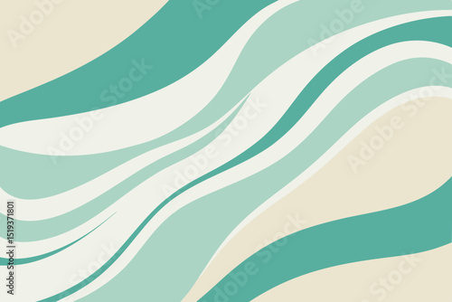 pale jade and ivory flowing marble effect 