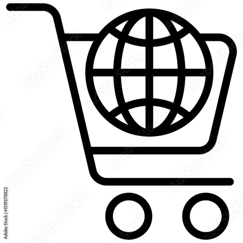 E-Commerce Icon Outline