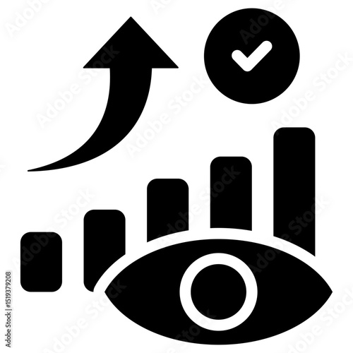Vision Icon Black Solid