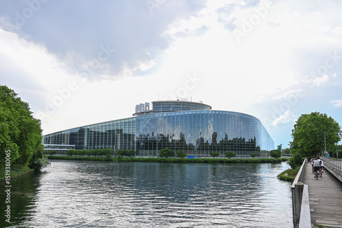 Foto France Strasbourg Europe quartier europeen parlement