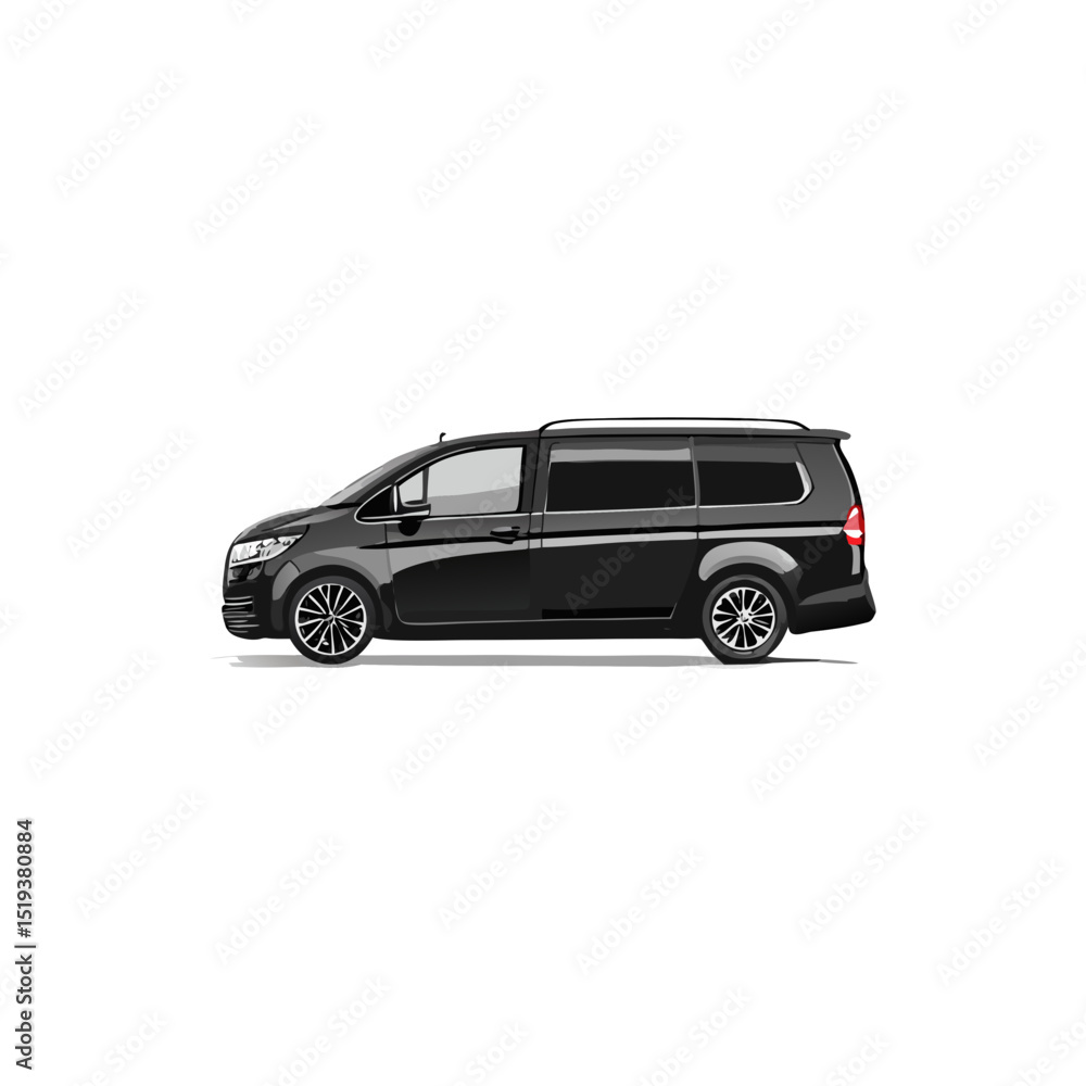Black Minivan Illustration Vehicle Silhouette Symbol Icon Side View Vehicle Graphic Black Minivan Illustration Vehicle Silhouette Symbol Icon Side View Vehicle Graphic