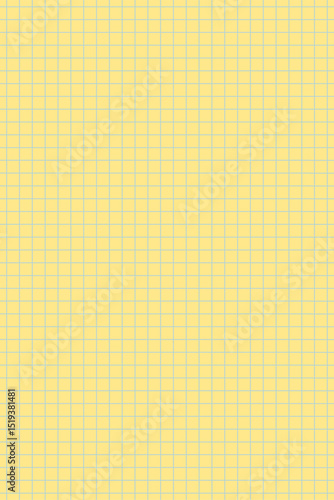 Yellow legal pad pages with grid designs