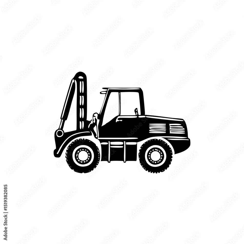 Naklejka premium Ultimate Black Vehicle Silhouette Symbol Icon Perfect for Design Projects