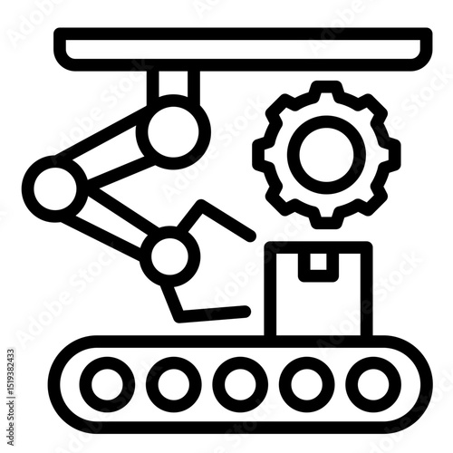 Process Automation  Icon Element For Design	