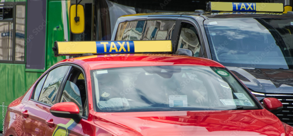 Obraz premium dublin taxi