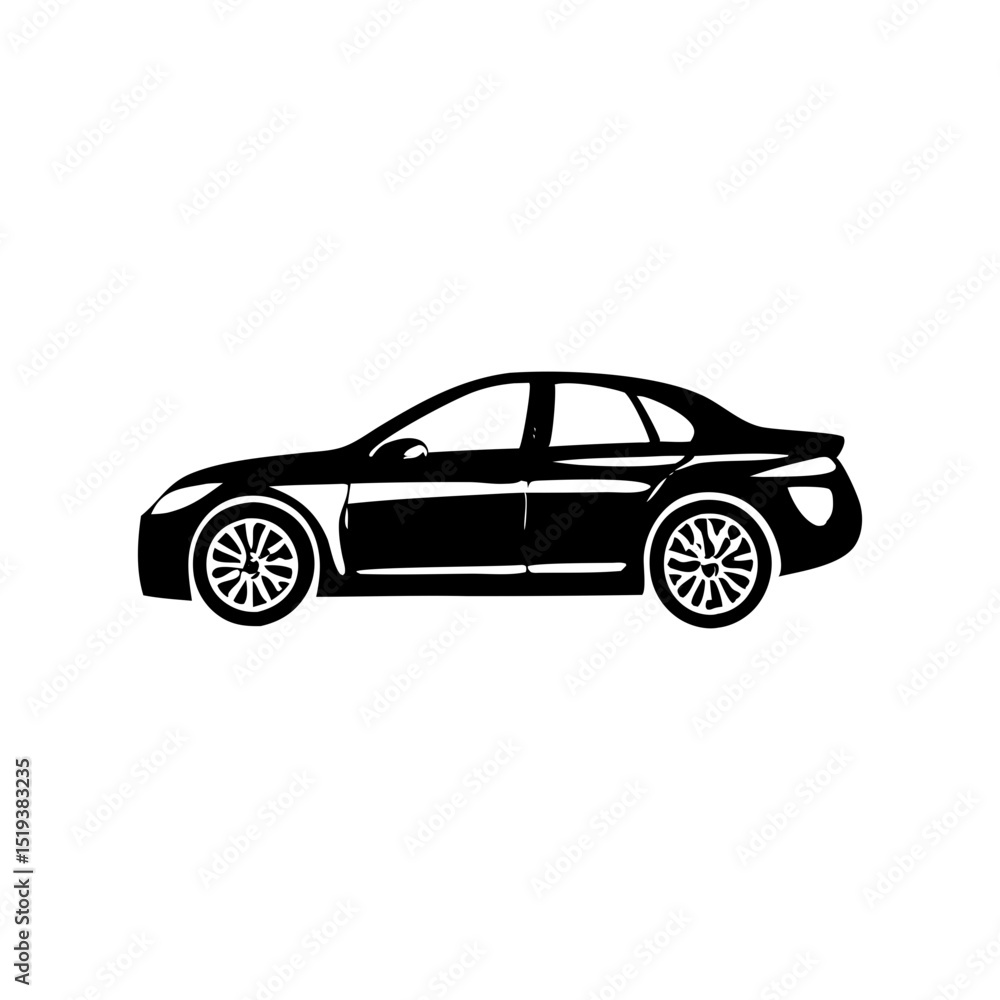 Ultimate Black Vehicle Silhouette Symbol Icon Perfect for Design Projects Ultimate Black Vehicle Silhouette Symbol Icon Perfect for Design Projects