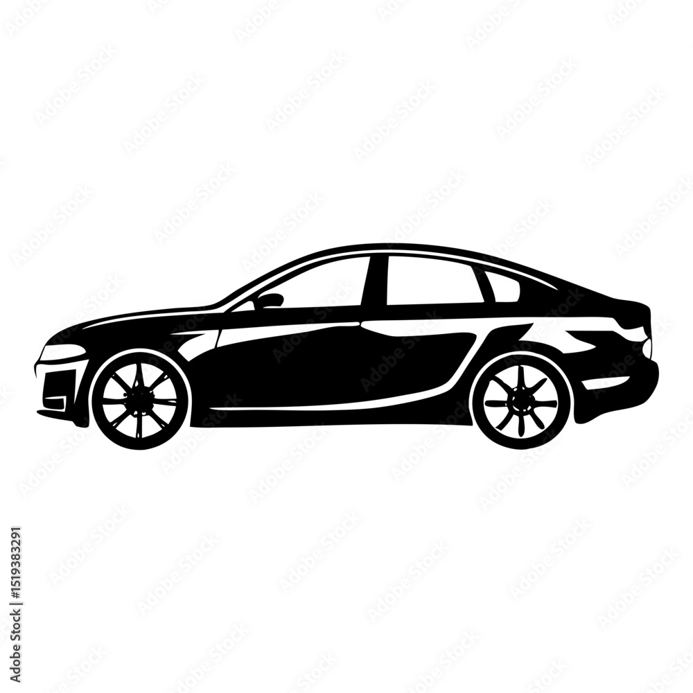 Black Vehicle Silhouette Symbol Icon Perfect for Presentations, Websites, and Designs Black Vehicle Silhouette Symbol Icon Perfect for Presentations, Websites, and Designs