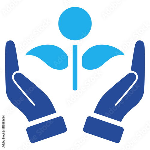 Community Garden Icon Dual Tone Color