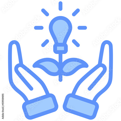 Inclusivity Icon Outline Blue