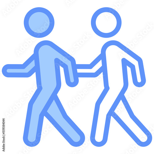 Belonging Icon Outline Blue