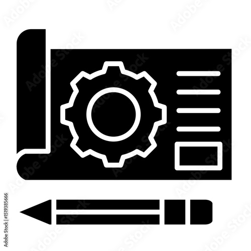Blueprint  Icon Element For Design	