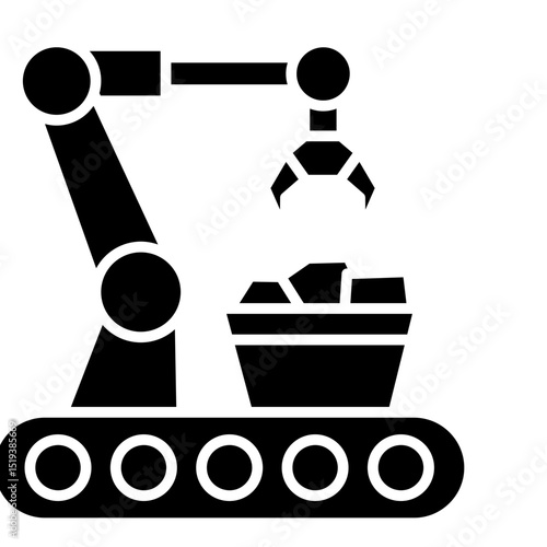 Raw Materials  Icon Element For Design	