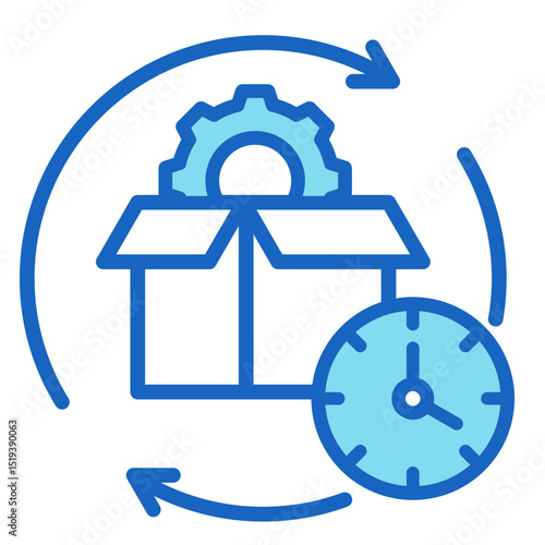 Product Lifecycle  Icon Element For Design	