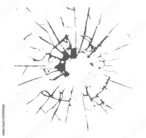 Grunge punk background, broken glass texture, cracked window pane, distressed vintage wallpaper, damaged surface effect, urban decay style, vector illustration, artistic overlay design.