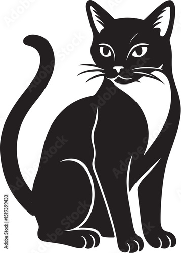 Wallpaper Mural "Curves & Whiskers: Minimalist Feline Art"

 Torontodigital.ca