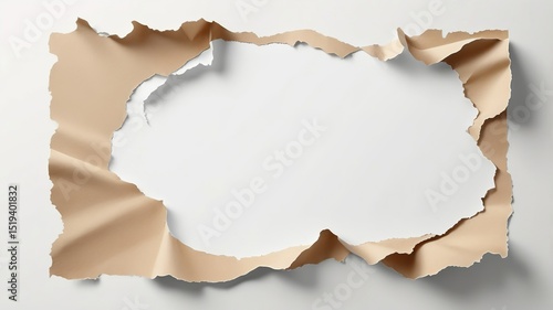 torn paper with space for text