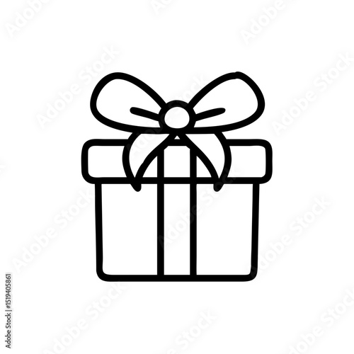 Gift box with a ribbon displayed against a simple background conveying a sense of celebration and generosity