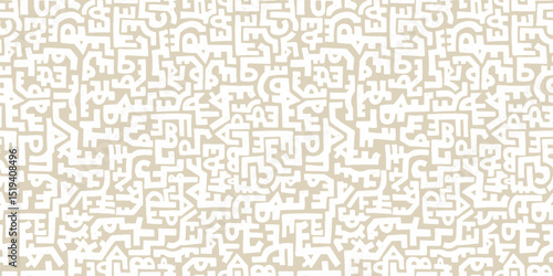 Hand drawn abstract seamless pattern, ethnic inspired background, simple style - great for textiles, banners, wallpapers, wrapping - vector design