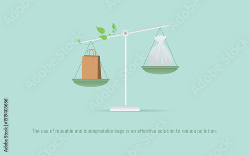 Balancing sustainability, choosing between paper and plastic bags