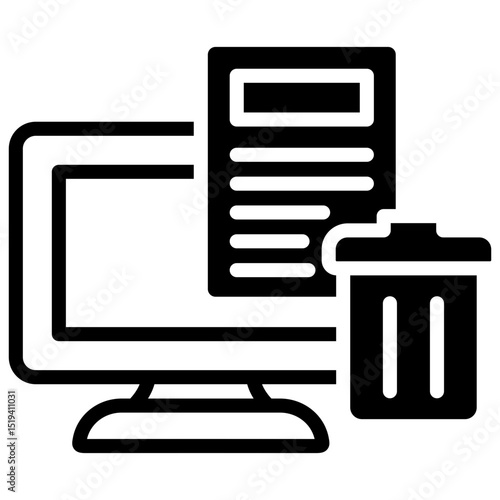 Document Deletion Icon