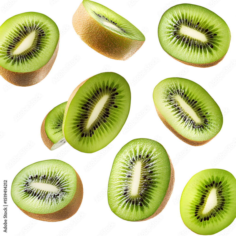 Fototapeta premium kiwi fruit slices