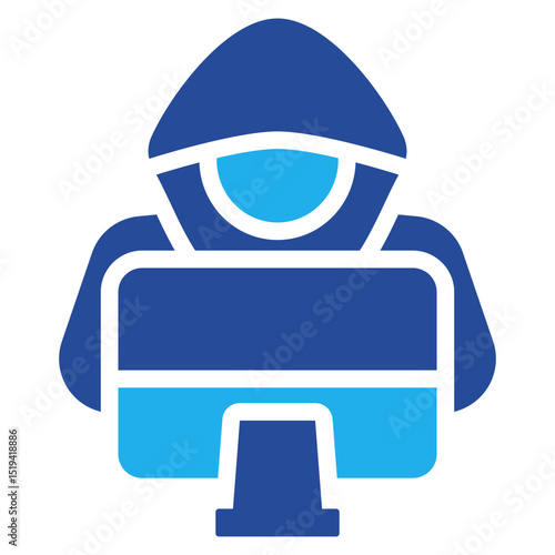 Hacker Icon Dual Tone Color