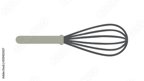 Whisk tool commonly used in cooking and baking for mixing ingredients effectively and achieving consistency