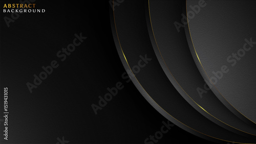 Black gradient Islamic background with layering technique