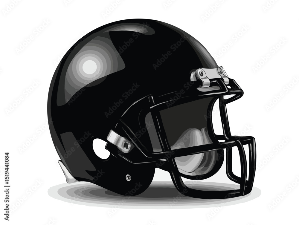 Fototapeta premium helmet vector icon