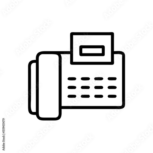 Fax machine in a modern office setting where paperwork is being processed during a busy workday