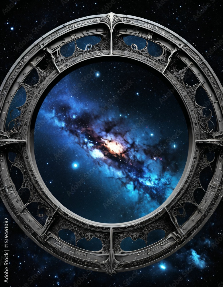 Obraz premium various fictional space views