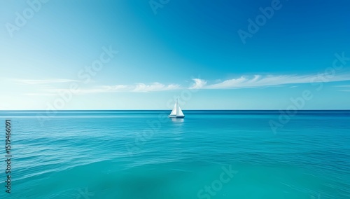 Fototapeta Naklejka Na Ścianę i Meble -  sailing boat on the sea