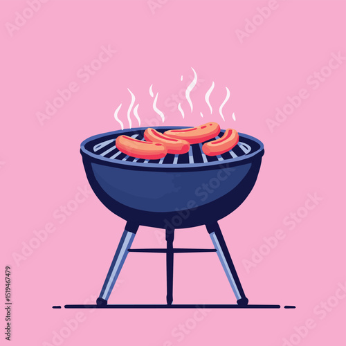 barbecue on the grill