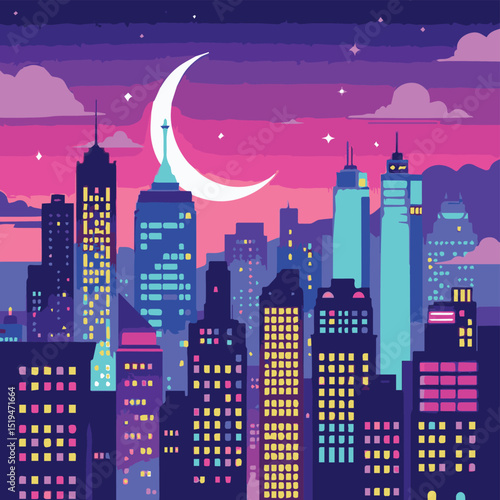 night city landscape