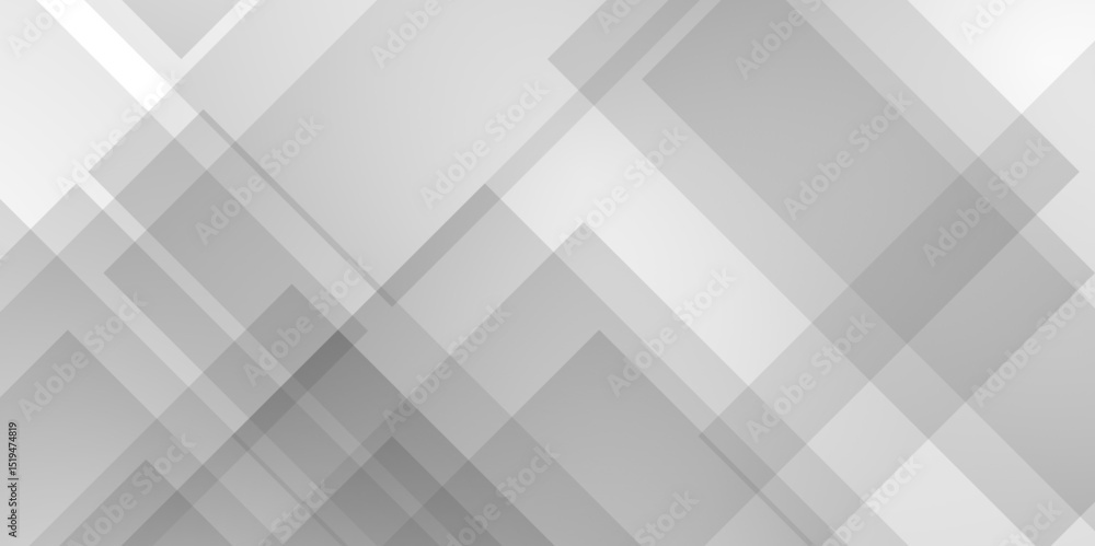 Fototapeta premium Minimal triangle geometric technology pattern. Abstract white square overlap background for card graphics design. abstract tech banner design. Modern graphic design.Abstract geometric business design.