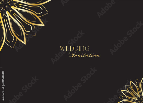 The Gold Mandala Wedding Iinvitation Card 19