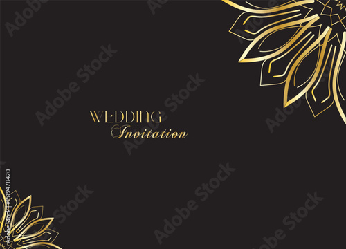 The Gold Mandala Wedding Iinvitation Card 19