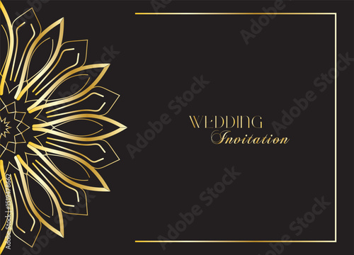 The Gold Mandala Wedding Iinvitation Card 19