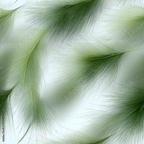 Abstract green foliage texture with delicate strands
